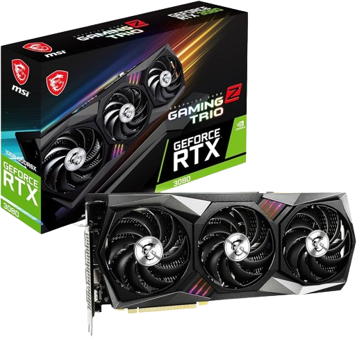 MSI - GeForce RTX 3080 GAMING Z TRIO 10G LHR GDDR6X